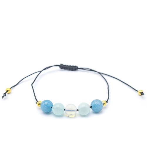 Pulseira de Pedras dos Planetas 8mm - Terra