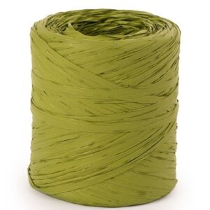 Rolo de Fita de Ráfia 15mm x 200m - Verde Oliva