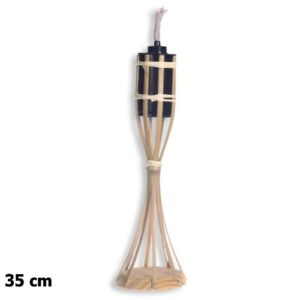 Tocha de Mesa em Bambu Natural 35cm
