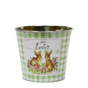 Vaso em Latão 13x11cm - Páscoa