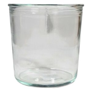 Vaso em Vidro Transparente 13x13cm