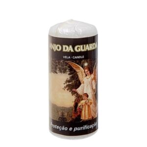 Vela Ritual de Apelo AUM 4,8x12cm - Anjo da Guarda