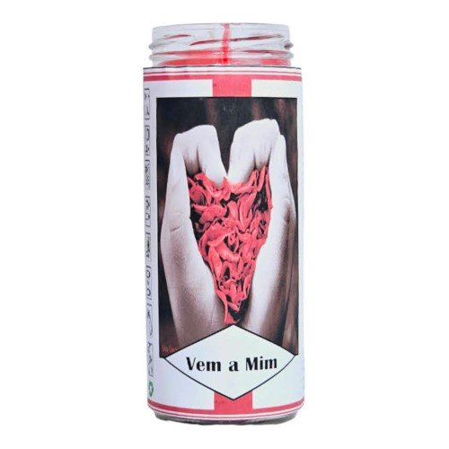 Vela em Copo de Vidro - Vem a Mim