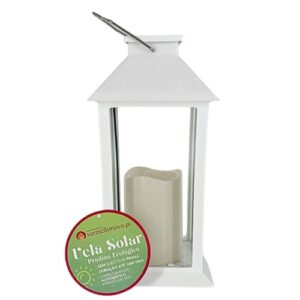 Lanterna Solar com Vela 1000 Dias - Branco