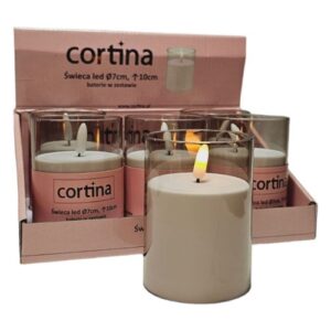Vela Elétrica LED 10x7cm com Pilhas