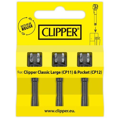 Sistema de Pedra para Isqueiro Clipper CP11 / CP12 - Pack 3