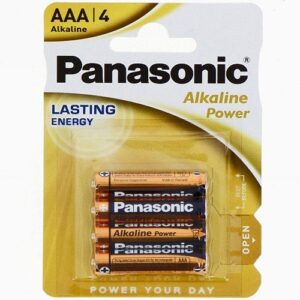 Pilhas Alcalinas Panasonic AAA LR3 - Pack 4