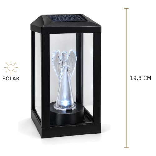 Lanterna Solar com Anjo 19,8cm
